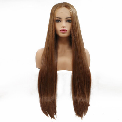 Amazing Star Lace Frontal Wigs Brown Color Straight Hair 13x3 Hand Tied Middle Part Lace Frontal Synthetic Hair
Amazing Star Lace Frontal Wigs Brown Color Straight Hair 13x3 Hand Tied Middle Part Lace Frontal Synthetic Hair