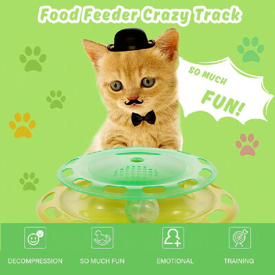 Cat Track Toy with Food Feeder Crazy Track Bell Ball Toy Kitten Claw Care Scratching Toy
Cat Track Toy with Food Feeder Crazy Track Bell Ball Toy Kitten Claw Care Scratching Toy