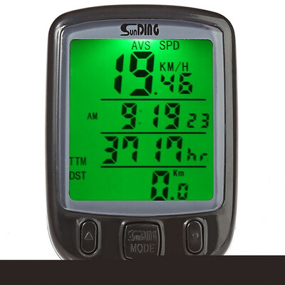 SunDing SD - 563B Leisure Bicycle Computer Water Resistant Cycling Odometer Speedometer with Green Backlight
SunDing SD - 563B Leisure Bicycle Computer Water Resistant Cycling Odometer Speedometer with Green Backlight