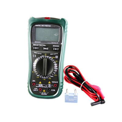 MASTECH MS8260D Digital Multimeter 4 12 Non-contact ACDC Voltage Current Frenquency Tester Detector with Transistor Check
MASTECH MS8260D Digital Multimeter 4 12 Non-contact ACDC Voltage Current Frenquency Tester Detector with Transistor Check