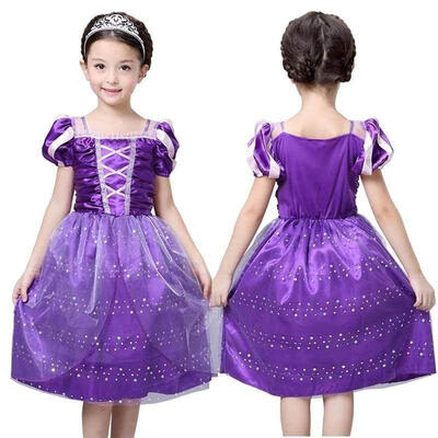 Fairy Tale Fashion Girls New Princess Rapunzel Party Costume Dress Cosplay Dress 3-10Y
Fairy Tale Fashion Girls New Princess Rapunzel Party Costume Dress Cosplay Dress 3-10Y