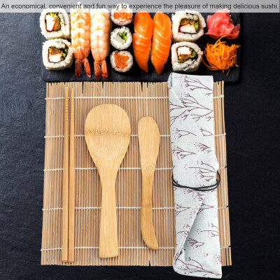 Greensen9PcsSet Bamboo Sushi Making Kit Includes 2 Rolling Mats 5 Chopsticks 1 Paddle 1 Sushi Blade Sushi Making Kit Sushi Tool
Greensen9PcsSet Bamboo Sushi Making Kit Includes 2 Rolling Mats 5 Chopsticks 1 Paddle 1 Sushi Blade Sushi Making Kit Sushi Tool