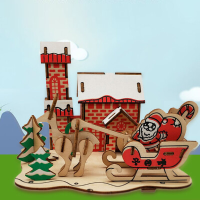 Gotoamei Kids 3D wooden DIY Houses Jigsaw Children Castle Construction Pattern Puzzle Toy
Gotoamei Kids 3D wooden DIY Houses Jigsaw Children Castle Construction Pattern Puzzle Toy