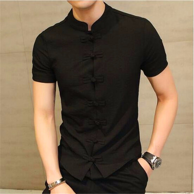 2018 Summer New Men Shirt Fashion Chinese style Linen Slim Fit Casual Short Sleeves Shirt Camisa Social Business Dress Shirts
2018 Summer New Men Shirt Fashion Chinese style Linen Slim Fit Casual Short Sleeves Shirt Camisa Social Business Dress Shirts