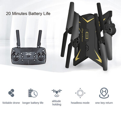 XIN KAI YANG KY601S Foldable Drone with Camera 1080P Wifi FPV Altitude Hold Aerial Photographing RC Quadcopter
XIN KAI YANG KY601S Foldable Drone with Camera 1080P Wifi FPV Altitude Hold Aerial Photographing RC Quadcopter
