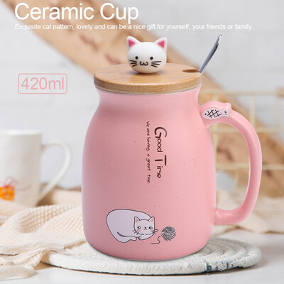 Ceramic Cup1Pc Lovely Cat Ceramic Cup with Spoon&Lid Coffee Water Milk Mug for Drinkware GiftCat MugCoffee Mug
Ceramic Cup1Pc Lovely Cat Ceramic Cup with Spoon&Lid Coffee Water Milk Mug for Drinkware GiftCat MugCoffee Mug