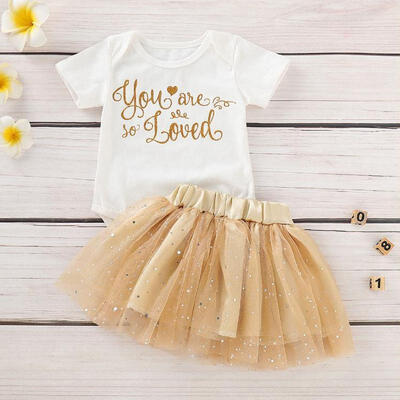 Valentines Day 2Pcs Toddler Baby Girl Sequins Letter Romper Bodysuit Tulle Skirt Mini Outfit Clothes
Valentines Day 2Pcs Toddler Baby Girl Sequins Letter Romper Bodysuit Tulle Skirt Mini Outfit Clothes