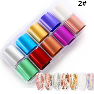 〖Follure〗Holographic Nail Art Transfer Foil Sticker For Nail Tip Decoration DIY 10 Color
〖Follure〗Holographic Nail Art Transfer Foil Sticker For Nail Tip Decoration DIY 10 Color