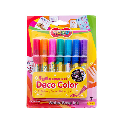 Korea East Asia DONG-A nail flash pen DIY nail pen painting hand account nail color pen flash stereo creative pen 7 color installed DC357-7 imported
Korea East Asia DONG-A nail flash pen DIY nail pen painting hand account nail color pen flash stereo creative pen 7 color installed DC357-7 imported
