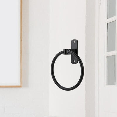Greensen Euro Antique Style 16cm Diameter Black Paint Aluminum Towel Ring Holder for Bathroom Wall
Greensen Euro Antique Style 16cm Diameter Black Paint Aluminum Towel Ring Holder for Bathroom Wall
