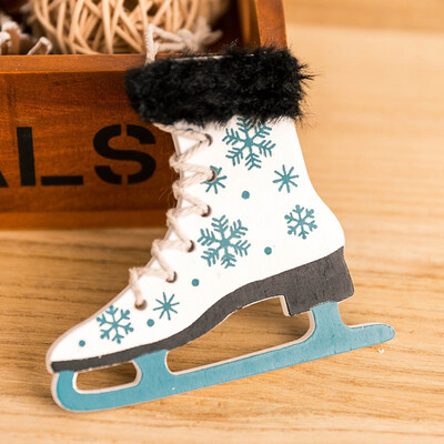 Christmas Wooden Ice Skates Shoes With Bells Christmas Pendants Xmas Winter Holiday Hanging Drop Ornaments 3 Colors
Christmas Wooden Ice Skates Shoes With Bells Christmas Pendants Xmas Winter Holiday Hanging Drop Ornaments 3 Colors