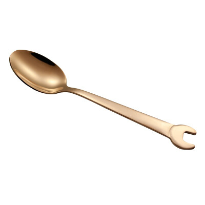 New Stainless Steel Cutlery Creative Wrench Stainless Steel Knife And Fork Black Gold Plated Fork Spoon Gift Set
New Stainless Steel Cutlery Creative Wrench Stainless Steel Knife And Fork Black Gold Plated Fork Spoon Gift Set