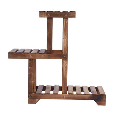 Greensen 3 Tier Carbonized Wooden Plant Display Stand Flower Pot Shelf Balcony Garden Holder Rack
Greensen 3 Tier Carbonized Wooden Plant Display Stand Flower Pot Shelf Balcony Garden Holder Rack