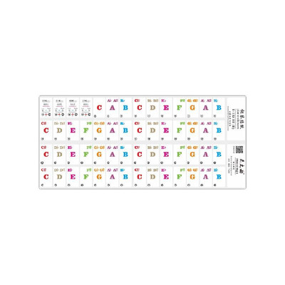 Piano Keyboard Music Note Stickers Colorful Removable for 37 49 61 88 Key Keyboards for Kids Beginners Piano Practice
Piano Keyboard Music Note Stickers Colorful Removable for 37 49 61 88 Key Keyboards for Kids Beginners Piano Practice