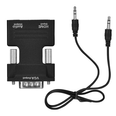 Greensen 1080P HDMI Female to VGA Male with Audio Output Converter Adapter HDMI Female to VGA Male HDMI to VGA Converter
Greensen 1080P HDMI Female to VGA Male with Audio Output Converter Adapter HDMI Female to VGA Male HDMI to VGA Converter