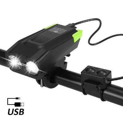 Bicycle Front Light USB Rechargeable Smart Induction Bike Headlight LED Lamp Flashlight with Horn 2000mAh4000mAh Battery
Bicycle Front Light USB Rechargeable Smart Induction Bike Headlight LED Lamp Flashlight with Horn 2000mAh4000mAh Battery