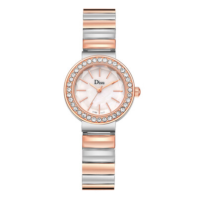 Womens trend alloy quartz watch Europe&the United States hot new high-end business casual fashion watch
Womens trend alloy quartz watch Europe&the United States hot new high-end business casual fashion watch