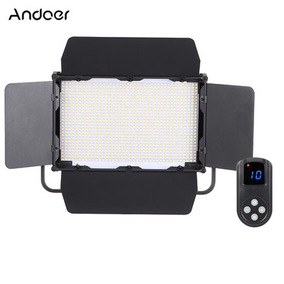 Andoer Adjustable Brightness 1040pcs LED Beads CRI 95 3840LM 3200K-5600K DMX512 Video Studio Photography Light Lamp for Canon Nik
Andoer Adjustable Brightness 1040pcs LED Beads CRI 95 3840LM 3200K-5600K DMX512 Video Studio Photography Light Lamp for Canon Nik