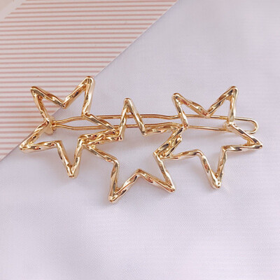 WomenHair Barrette Clips Alloy Hollow Out Geometric Shaped Hairgrips Hair Pin Hair Accessories
WomenHair Barrette Clips Alloy Hollow Out Geometric Shaped Hairgrips Hair Pin Hair Accessories