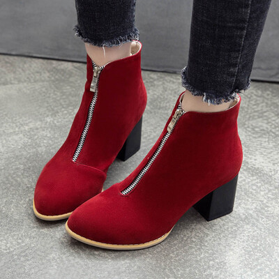 Rose New Autumn And Winter Thick Heel Zipper Ankle Boots High Heel Women Chunky Shoes
Rose New Autumn And Winter Thick Heel Zipper Ankle Boots High Heel Women Chunky Shoes