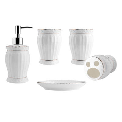 Greensen 5PCS Ceramic Marble Bathroom Set Toothbrush Cup Holder Toilet Storage Accessories
Greensen 5PCS Ceramic Marble Bathroom Set Toothbrush Cup Holder Toilet Storage Accessories
