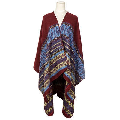 Literature&art back to ancient Chinese cashmere geometric pattern thickening warm shawl
Literature&art back to ancient Chinese cashmere geometric pattern thickening warm shawl