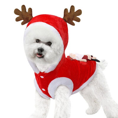Pet Reindeer Coat Christmas Elk Costume Dog Clothes Winter Puppy Holiday Apparel Outfit Dog Party Dress Up Hoodie French Bulldog
Pet Reindeer Coat Christmas Elk Costume Dog Clothes Winter Puppy Holiday Apparel Outfit Dog Party Dress Up Hoodie French Bulldog