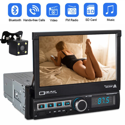 Single 1 Din 7" GPS Touch Screen Flip Telescopic Car Stereo Radio MP5 Player USB AVI Autoradio Rear View Camera EU Map
Single 1 Din 7" GPS Touch Screen Flip Telescopic Car Stereo Radio MP5 Player USB AVI Autoradio Rear View Camera EU Map