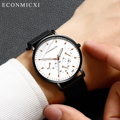 Gobestart Fashion Mens Alloy Band Analog Quartz Round Wrist Watch Mens Business Watch
Gobestart Fashion Mens Alloy Band Analog Quartz Round Wrist Watch Mens Business Watch
