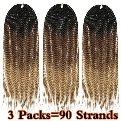 3 Packs Befunny Senegalese Twist Crochet Hair Braids Small Havana Mambo Twist Crochet Braiding Hair Hairstyles For Women
3 Packs Befunny Senegalese Twist Crochet Hair Braids Small Havana Mambo Twist Crochet Braiding Hair Hairstyles For Women