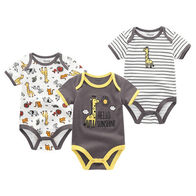 3PCSLot Baby Boy Clothes 0-12M Newborn Cotton Baby Girls Clothes Rompers Babywear Bodysuits Clothing Sets For Babies
3PCSLot Baby Boy Clothes 0-12M Newborn Cotton Baby Girls Clothes Rompers Babywear Bodysuits Clothing Sets For Babies