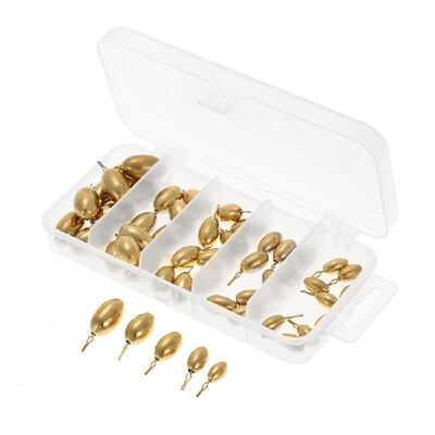 50pcs Assorted Copper Sinker Bulk Set Box Elliptic Swivel Sinker Kit Casting Drop Copper Sinker Fishing Tackle Accessories
50pcs Assorted Copper Sinker Bulk Set Box Elliptic Swivel Sinker Kit Casting Drop Copper Sinker Fishing Tackle Accessories