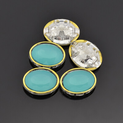 Sew on Taiwan Acrylic Garment Accessories Faceted Oval MediumAquamarine 12x10x55mm Hole 05mm
Sew on Taiwan Acrylic Garment Accessories Faceted Oval MediumAquamarine 12x10x55mm Hole 05mm