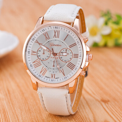 Explosion watches Geneva fake three-eye belt fashion womens Roman scale womens watch
Explosion watches Geneva fake three-eye belt fashion womens Roman scale womens watch
