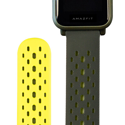 Amazfit Porous Sports Strap Deep Black with Fluorescent Yellow for GTR42mm GTS Youth Edition Youth Lite Health Watch
Amazfit Porous Sports Strap Deep Black with Fluorescent Yellow for GTR42mm GTS Youth Edition Youth Lite Health Watch