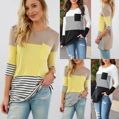 Pregnant Maternity Clothes Women Stripe Nursing Top Breastfeeding T-Shirt Blouse
Pregnant Maternity Clothes Women Stripe Nursing Top Breastfeeding T-Shirt Blouse