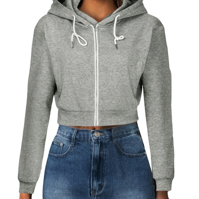 Toponeto Women Fashion Solid Crop Hoodie Zipper Sweatshirt Zip Cosy Hoody Dance Ladies
Toponeto Women Fashion Solid Crop Hoodie Zipper Sweatshirt Zip Cosy Hoody Dance Ladies
