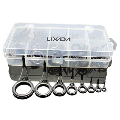 Lixada 75pcs Various Sizes Fishing Rod Guide Tip Fishing Line Spinning Guide Eyes Rings Tip Top Repair Kit Set 
Lixada 75pcs Various Sizes Fishing Rod Guide Tip Fishing Line Spinning Guide Eyes Rings Tip Top Repair Kit Set