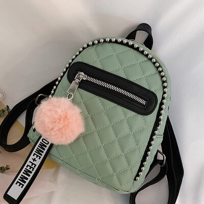 Summer 2019 new mini backpack female Korean fashion embroidery line Lingge small backpack small square bag
Summer 2019 new mini backpack female Korean fashion embroidery line Lingge small backpack small square bag