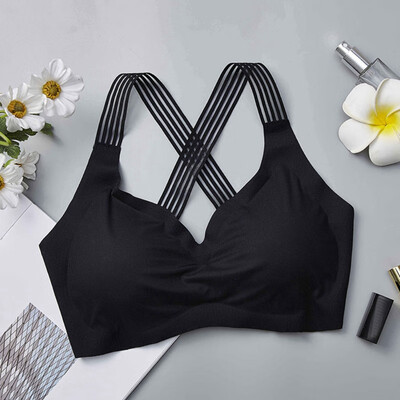 Women Wireless Fitness Seamless Underwear Beauty Back Push Up Bras Cross Strap Back Women Bra
Women Wireless Fitness Seamless Underwear Beauty Back Push Up Bras Cross Strap Back Women Bra