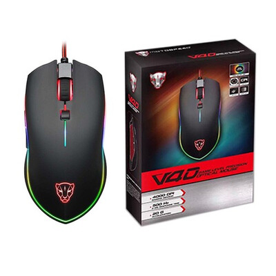 Motospeed V40 Programmable 4000 DPI Gaming Gamer Mouse USB Computer Laptop PC Wried Optical Mause Backlit Breathe LED for PC
Motospeed V40 Programmable 4000 DPI Gaming Gamer Mouse USB Computer Laptop PC Wried Optical Mause Backlit Breathe LED for PC