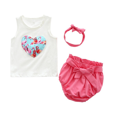 3PCS Summer Sale Baby Girls Cute Clothes Set Infant Kids Princess Sleeveless Vest Three-piece Newborn Newly Fashion Suits
3PCS Summer Sale Baby Girls Cute Clothes Set Infant Kids Princess Sleeveless Vest Three-piece Newborn Newly Fashion Suits