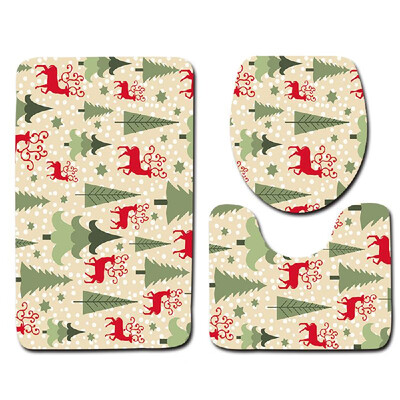 3PcsSet Home Bathroom Decor Christmas Elk & Tree Printed Non-Slip Floor Mat Bath Mat Pedestal Rug Lid Toilet Cover Christmas
3PcsSet Home Bathroom Decor Christmas Elk & Tree Printed Non-Slip Floor Mat Bath Mat Pedestal Rug Lid Toilet Cover Christmas