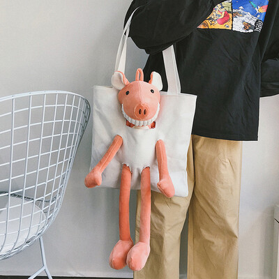 Ins super fire bag female 2019 Japanese version of the female college student canvas shoulder bag animal cute Meng Sen line
Ins super fire bag female 2019 Japanese version of the female college student canvas shoulder bag animal cute Meng Sen line