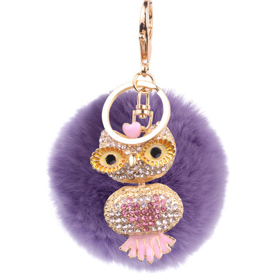 Car Keychain Handmade Cute Creative Plush Owl Rex Rabbit Hairball Crystal Rhinestone Jewelry Bag Pendant
Car Keychain Handmade Cute Creative Plush Owl Rex Rabbit Hairball Crystal Rhinestone Jewelry Bag Pendant