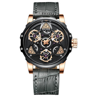 MINI FOCUS MF0249G Leather Strap Quartz Watches Male Luxurious Waterproof Sports Wristwatch
MINI FOCUS MF0249G Leather Strap Quartz Watches Male Luxurious Waterproof Sports Wristwatch