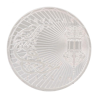 Greensen Islamic Theme Muslim Commemorative Mosque Round Metal with Silver Plated Coin
Greensen Islamic Theme Muslim Commemorative Mosque Round Metal with Silver Plated Coin