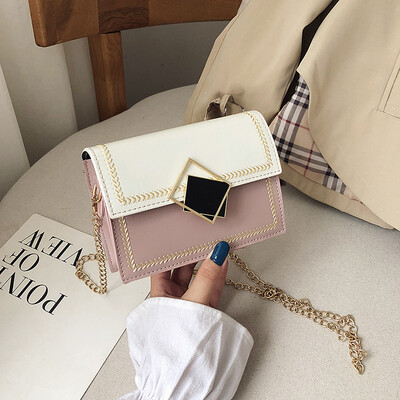 Small fresh&simple temperament shoulder Messenger bag female 2019 new Korean fashion embroidery thread hit color wild chain bag
Small fresh&simple temperament shoulder Messenger bag female 2019 new Korean fashion embroidery thread hit color wild chain bag