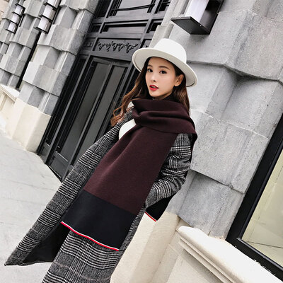 Korean version of the female pressure wrinkle thickening dual-use scarf knitted wool couple models long spell color collar autumn&winter new
Korean version of the female pressure wrinkle thickening dual-use scarf knitted wool couple models long spell color collar autumn&winter new