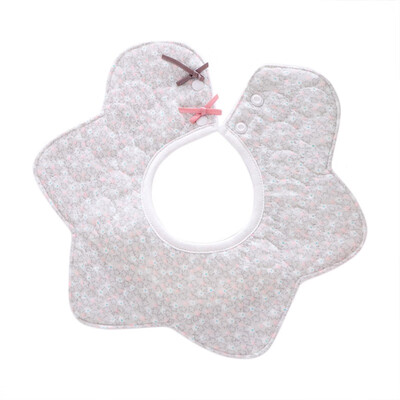 Waterproof Infant Baby Bibs For Girls Boy 3 Layers Cartoon Cotton Baby Bibs Cute Print aliva Towel Baby Bibs 360 Degrees Rotatin